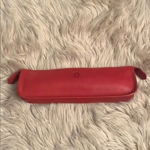 Ralph Lauren leather makeup bag